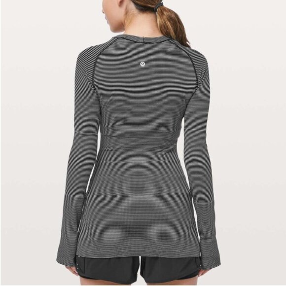 Lululemon Swiftly Run Long Sleeve Stripe 6 NWOT - Picture 3 of 10